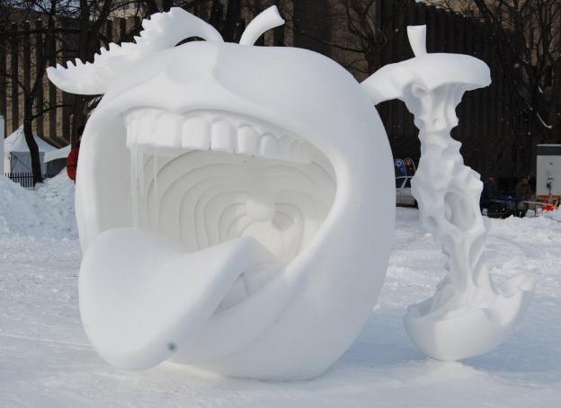 SnowSculptureApple[1]